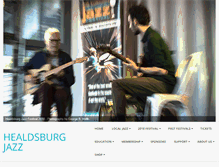 Tablet Screenshot of healdsburgjazzfestival.org